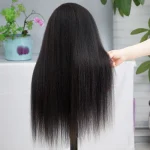 kinky straight human hair wig (1)