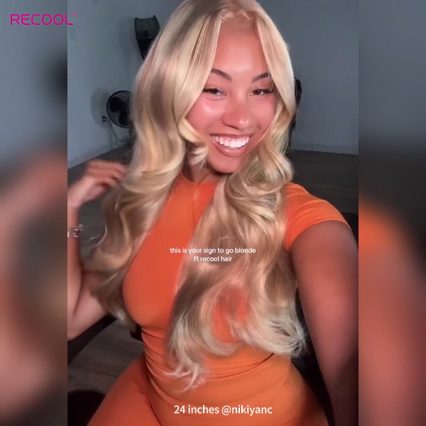 highlight blonde wig