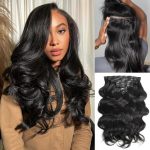 straight clip in hair extension video (2)