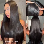 straight clip in hair extension video (2)