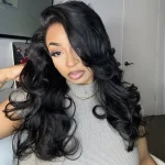 Layer cut style loose body wave wig 8