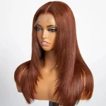 copper brown human hair layered wig (3)