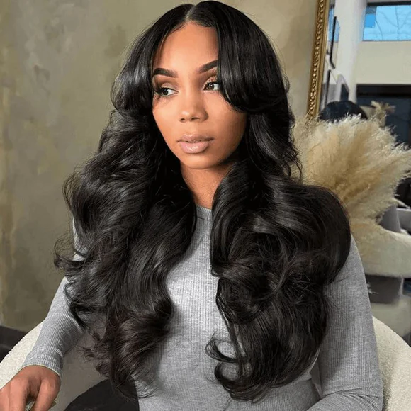Butterfly Layer Cut Loose Body Wave U Part Human Hair Wig Pull & Go Thick & Soft for Women