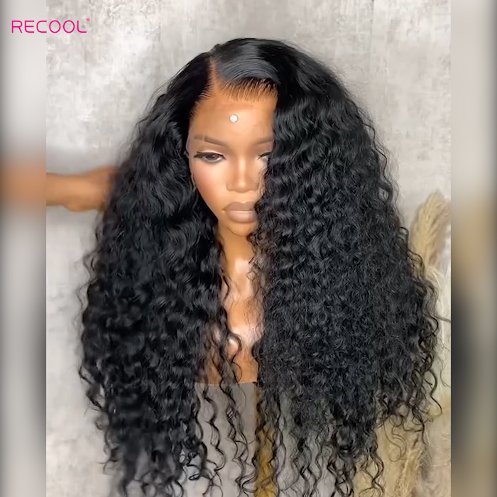 water wave human hair wig 2