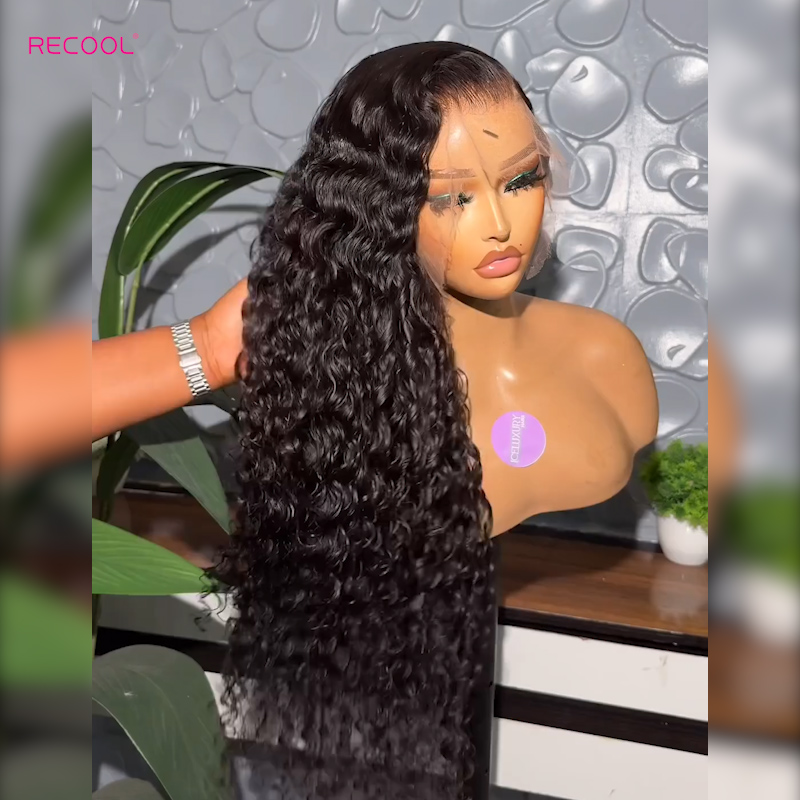 water wave hd lace human hair wig (2)