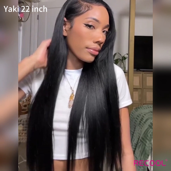 straight clip in hair extension video (2)