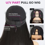 v part curly wig