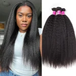 kinky straight hair bundles