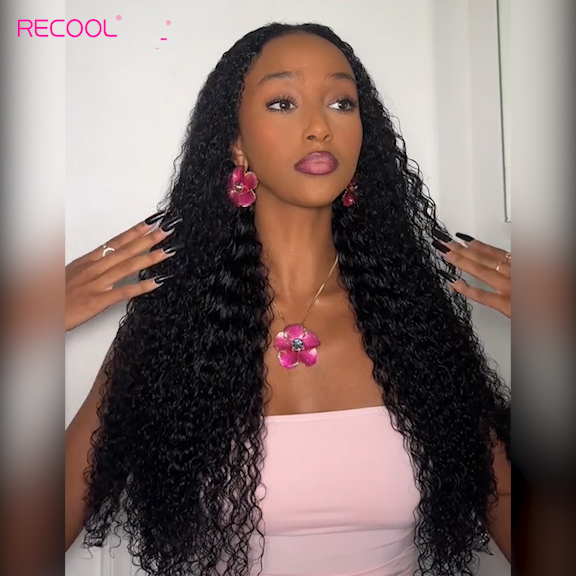 v part curly wig