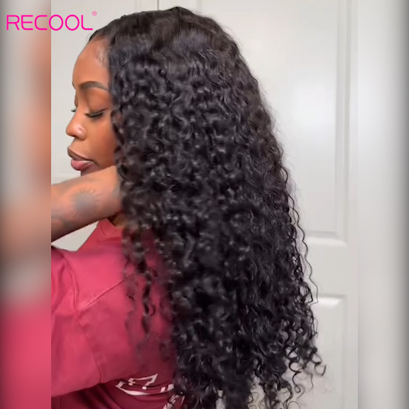 burmese curly human hair glueless wig (3)