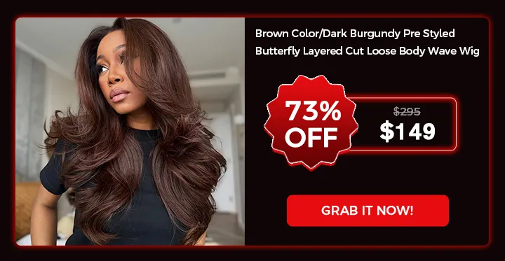 brown color wig