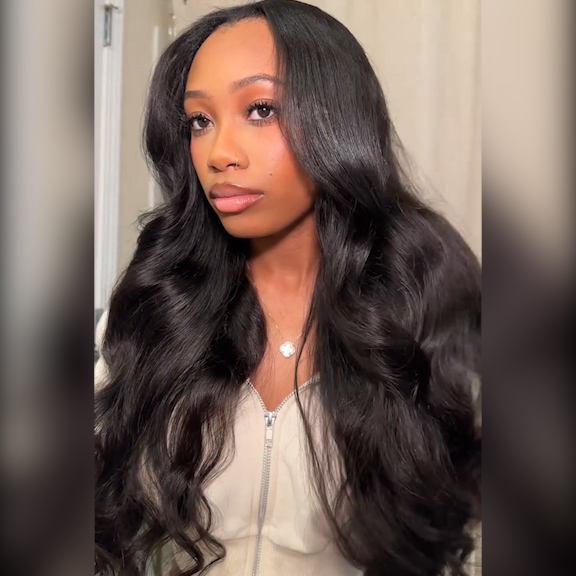 u part wig body wave human hair (2)