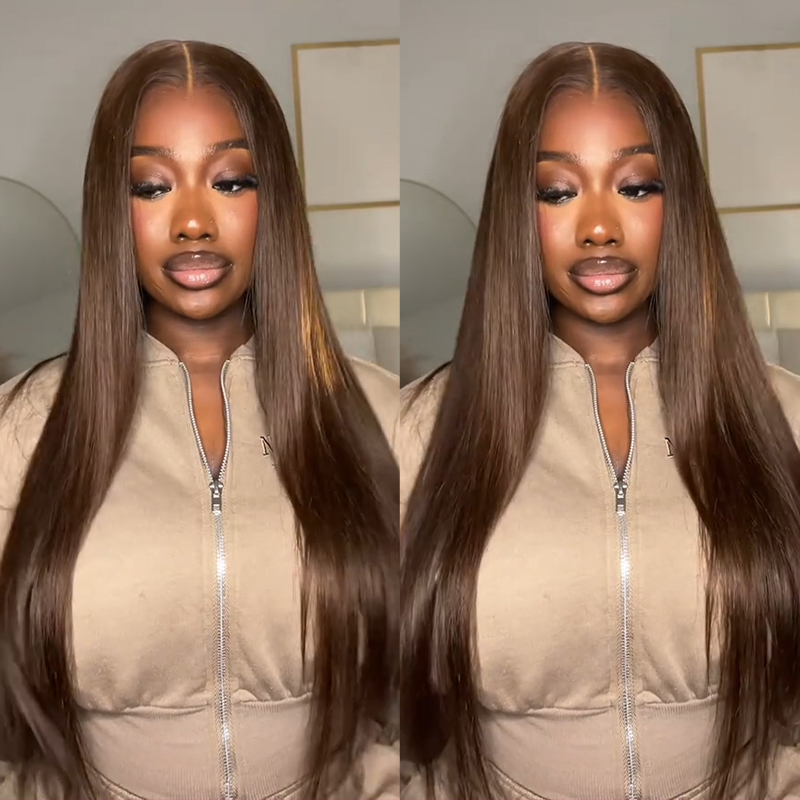 brown color wig