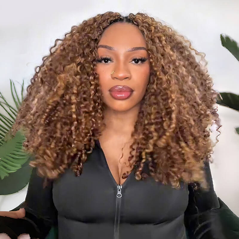 burmese curly highlight crochet hair