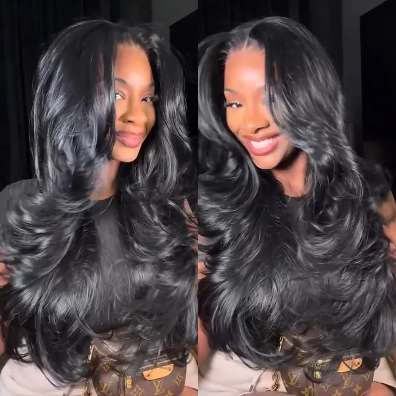 butterfly layer cut loose wave wig (2)