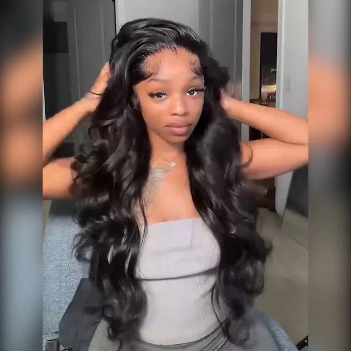 body wave human hair wig (2)